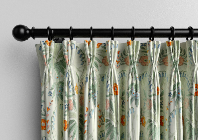 Cotswold Faux Silk, Persimmon - Made to Measure Curtain - Image 11